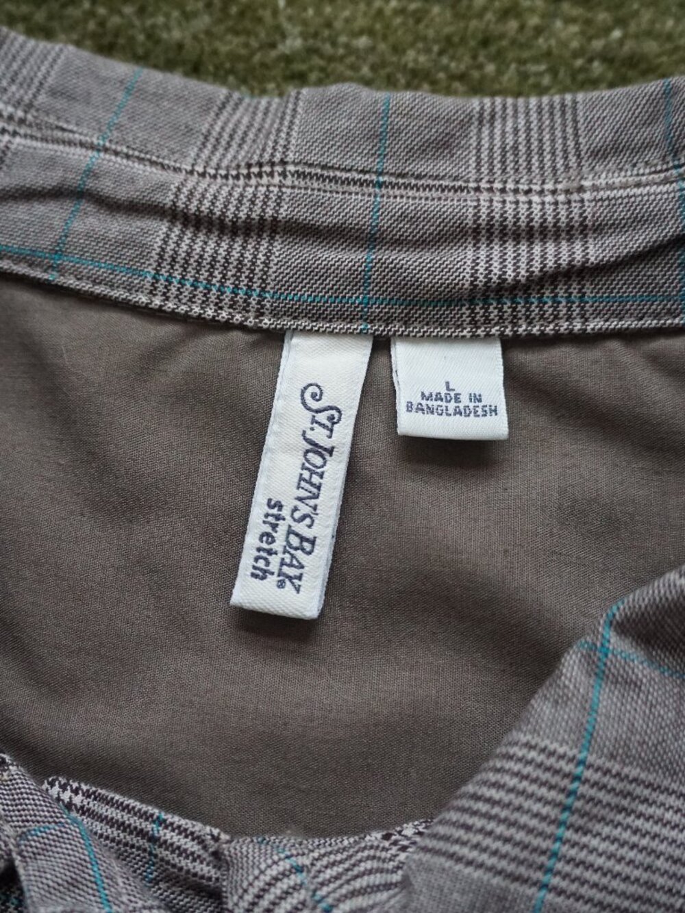 Vintage Y2K St. John’s Bay Plaid Babydoll Utility Jacket - Picture 2 of 7